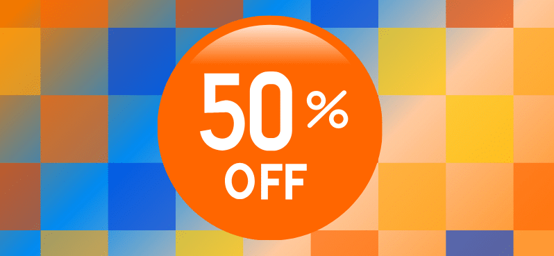 50% off tickets