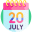 world jump day calendar icon
